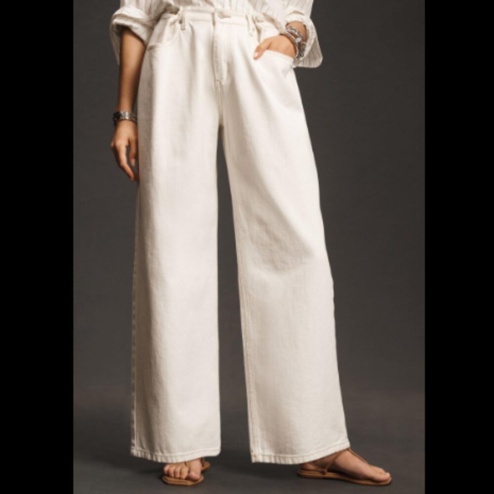 Brand New Women's Moon River High-Rise Straight-Leg Jeans